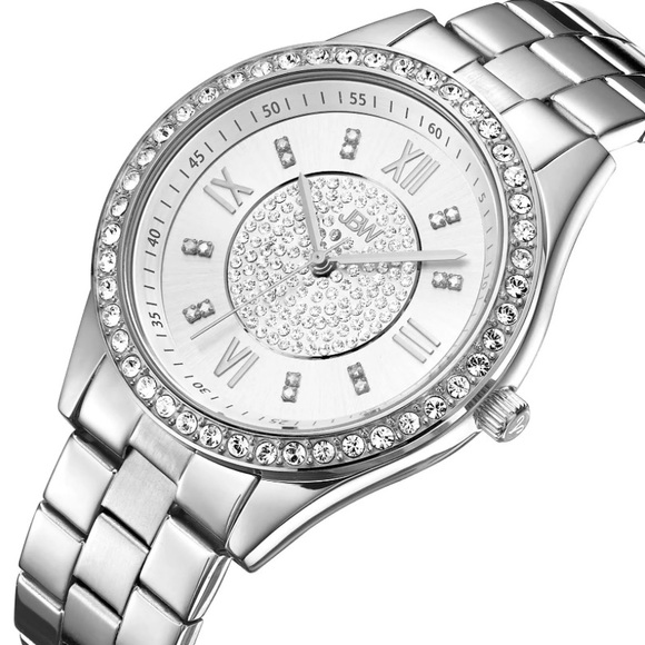 NIB JBWDiamond TimepiecesJ6303A Japanese movement 16DIAMONDS on the hour markers - Picture 6 of 11